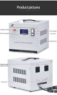 TND-3000VA single phase 3kw SVC servo intelligence automatic AC Voltage Regulator stabilizer