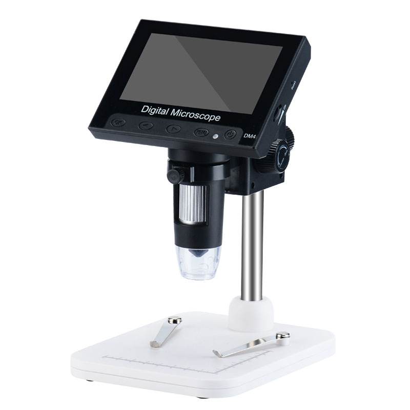 Good Quality 4.3 inch Portable Desktop Screen Magnifier Digital Microscope 1000X with LCD Display and Built-in Lithium Battery