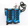 2 transmitters + 1 receiver 10-channel key direction button crane hoist F21-E2B-8 blue