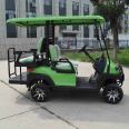 ZYCAR Brand green electric golf cart with four-wheel disc brake