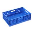 Manufacturer wholesale 40L small size eco-friendly PP plastic collapsible crate box for fruit and vegetables