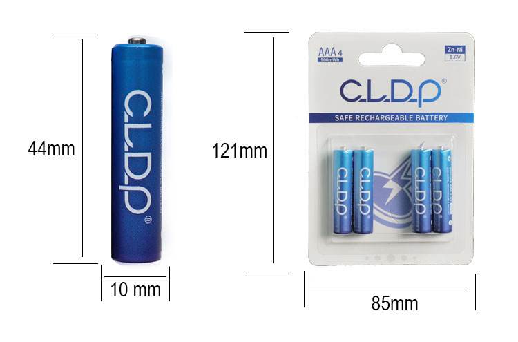 CLDP Good price Nickel zinc battery aaa batteries AA AAA smart door locks KTV microphone rechargeable battery