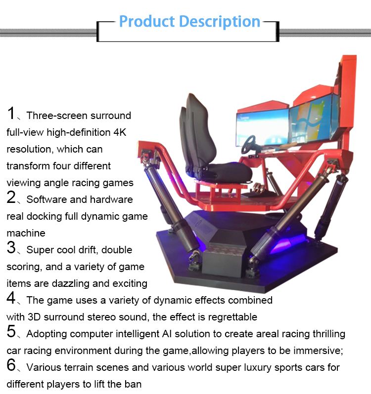 Free play car game driving training school simulator f1 car race simulator acing driving virtual reality experience car