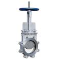 WCB body, stainless steel disc slurry  knife gate valve with hand wheel operation size  4"-6"