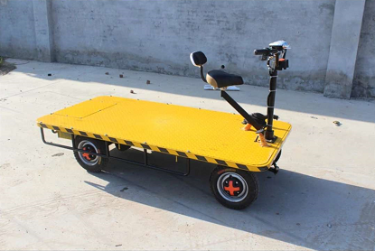 2019 new design 1ton electric Platform truck carry goods can Ride backwards
