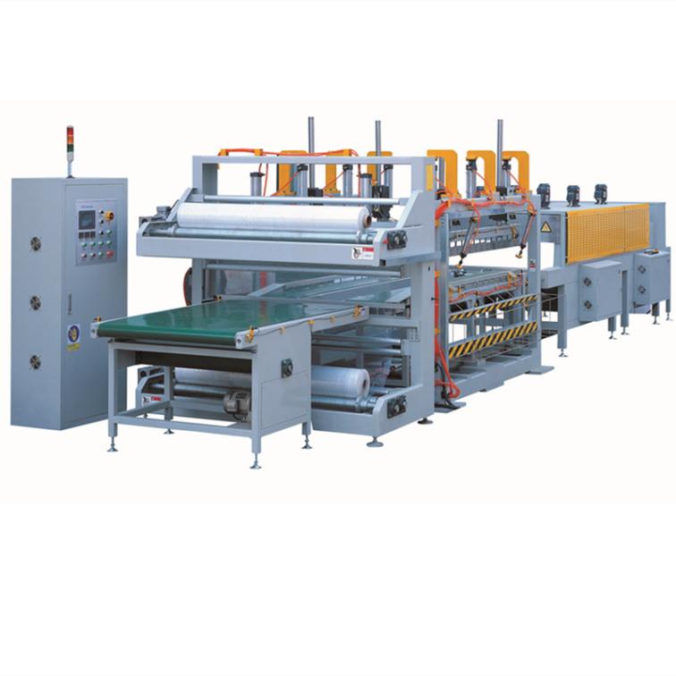 Automatic carpet roll shrinking wrapping machine