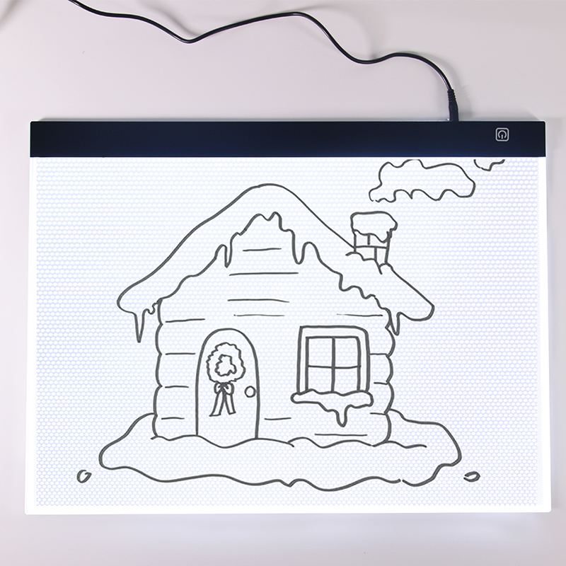 2021 Amazon A3 Ultra Slim 6mm LED Drawing Light Box A3 LED tracing writing Board Sketching Light Pad For School and students