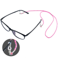 Kid Ear Saver Neck Strap Adjustable Beaded Length double Clips Lanyard for Face Masking Glasses