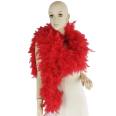 Wholesale Fluffy Thick Red Turkey Ruff Feather Boas And Craft Feather