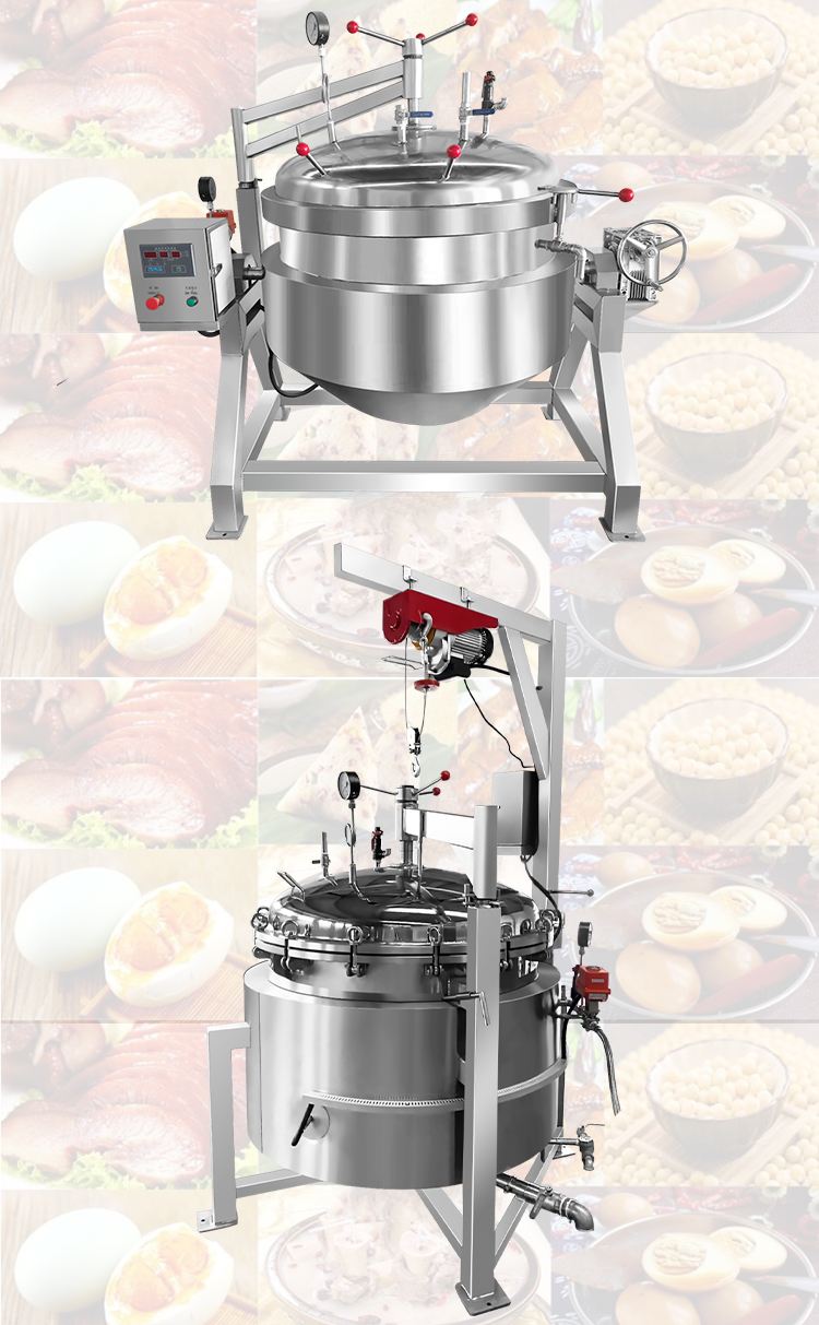 Stainless steel vertical steam pressure cooker