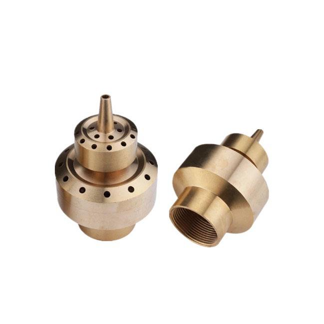 swimming pool brass and stainless steel jet fountain nozzle