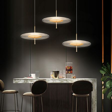 Hot Selling Minimalist Design Indoor Decorative Round Ceiling Mounted Modern Led Pendant Light