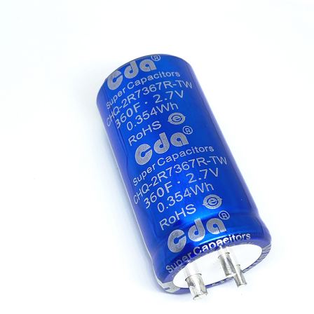 CHQ-2R7367R-TW 2.7V 360F Ultra low internal resistance Industrial Robot Power Supply Activated Carbon Capacitor Super Capacitor