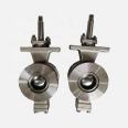 Factory Price One Piece Screwed Thread End Stainless Steel V Type Wafer DN50  Ball Valve