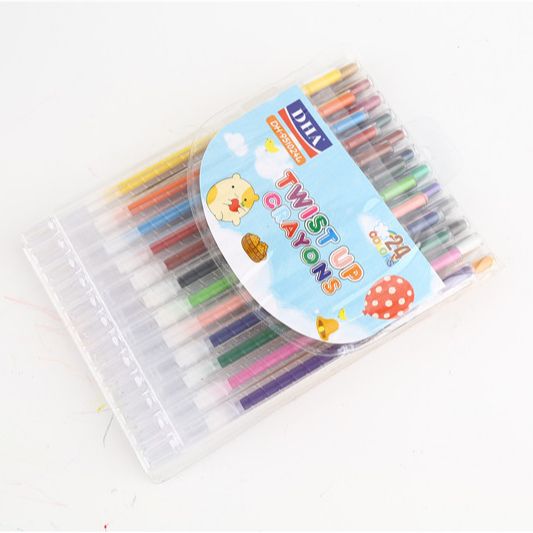 Reliable Products  24 PCS Multi Color Twist Wax Twistable Crayons For Kids and School
