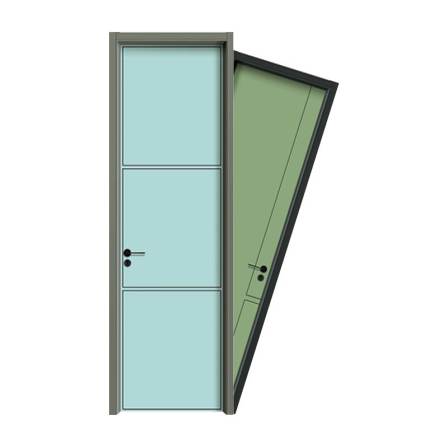 Custom wholesale modern design solid wood door interior room casement door