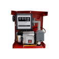 12v portable diesel kerosene fuel dispenser pump assembly with flow meter nozzle hoses