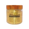 Private label anti aging exfoliating 100% 24k gold body facial scrub