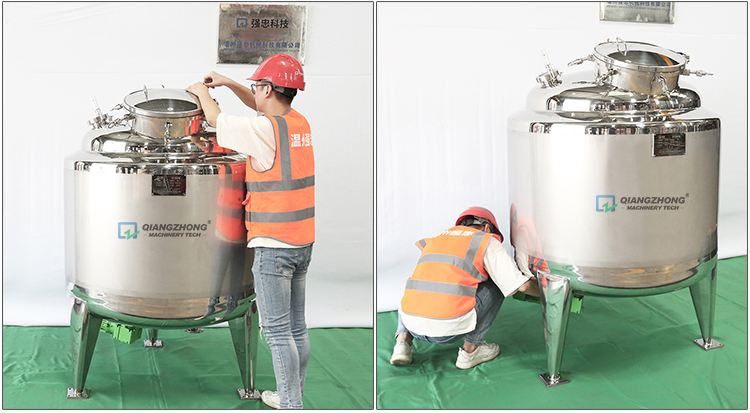 Magnetic Mixer Machine China Industrial Large Magnetic Mixing Tank With Bottom Magnetic Stirrer Agitator