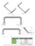 SK4-351 Oblique design Cabinet Door handle