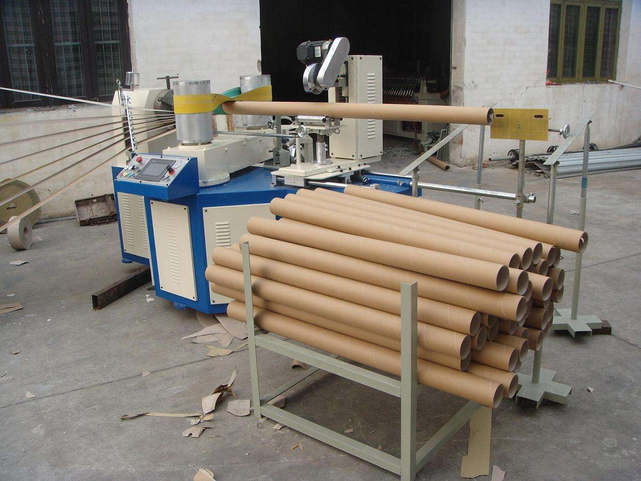JY-50B Automatic Paper Tube Core Making Machine with 2 Winding Head