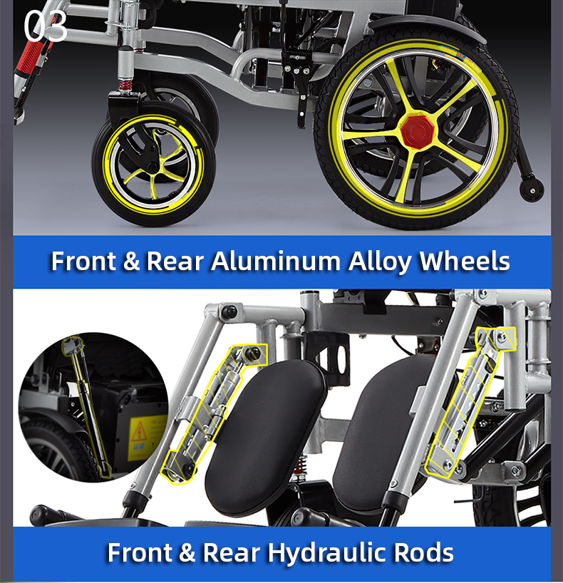lightweight battery walker wheel chair price foldable electric wheelchair