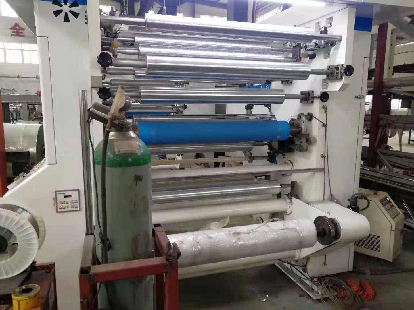 Flexible packaging film printing aluminum foil,paper roll solventless lamination machine