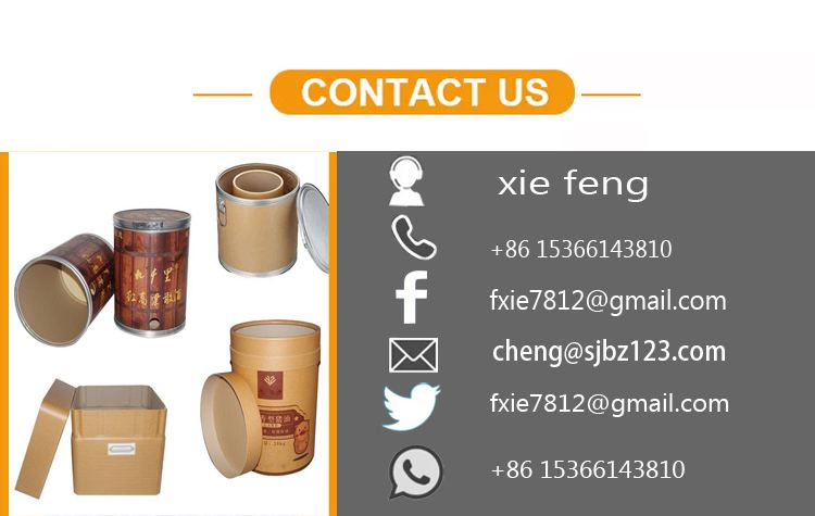 m Convenient transportation paper barrel fiber drum with 290mm inner core