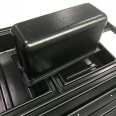 Custom vacuum formed plastic storage tray with lid wholesale black abs PVC kitchen cutlery tray box
