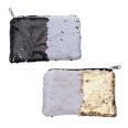 Sublimation Blank Sequin Cosmetic Bag Printable Design Customized Wash Bag