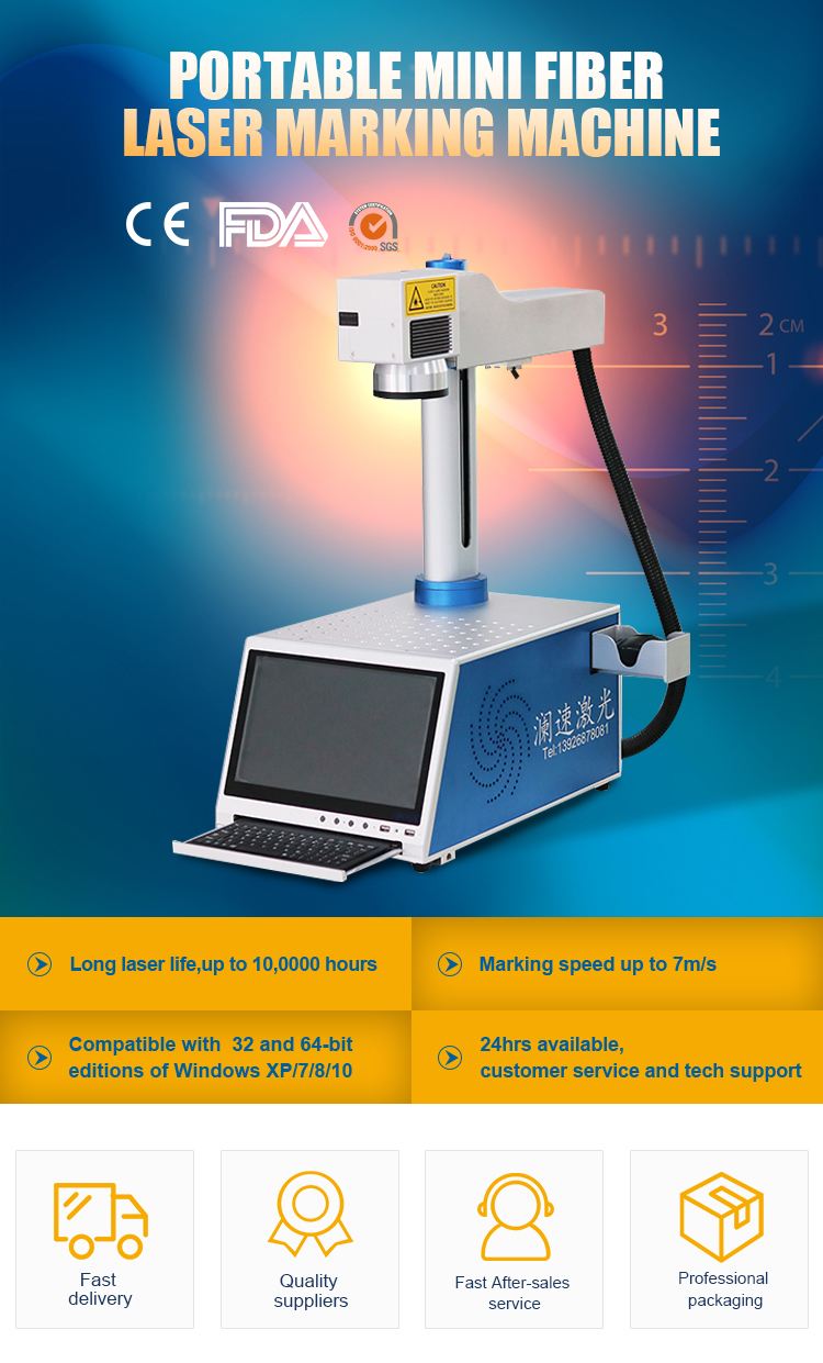 Top Supplier 20W 30W 50W Raycus MAX JPT hand laser marking machine IPG Fiber Marker Laser Marking Machine for Metal Plastic