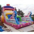 Professional factory sell hot selling cartoon theme Inflatable castle slide Inflatable bounce slide for kids with good price