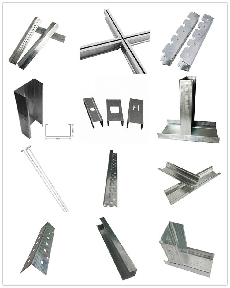 2021 Hot Sale Galvanized Steel Flat Suspended Ceiling T Bar