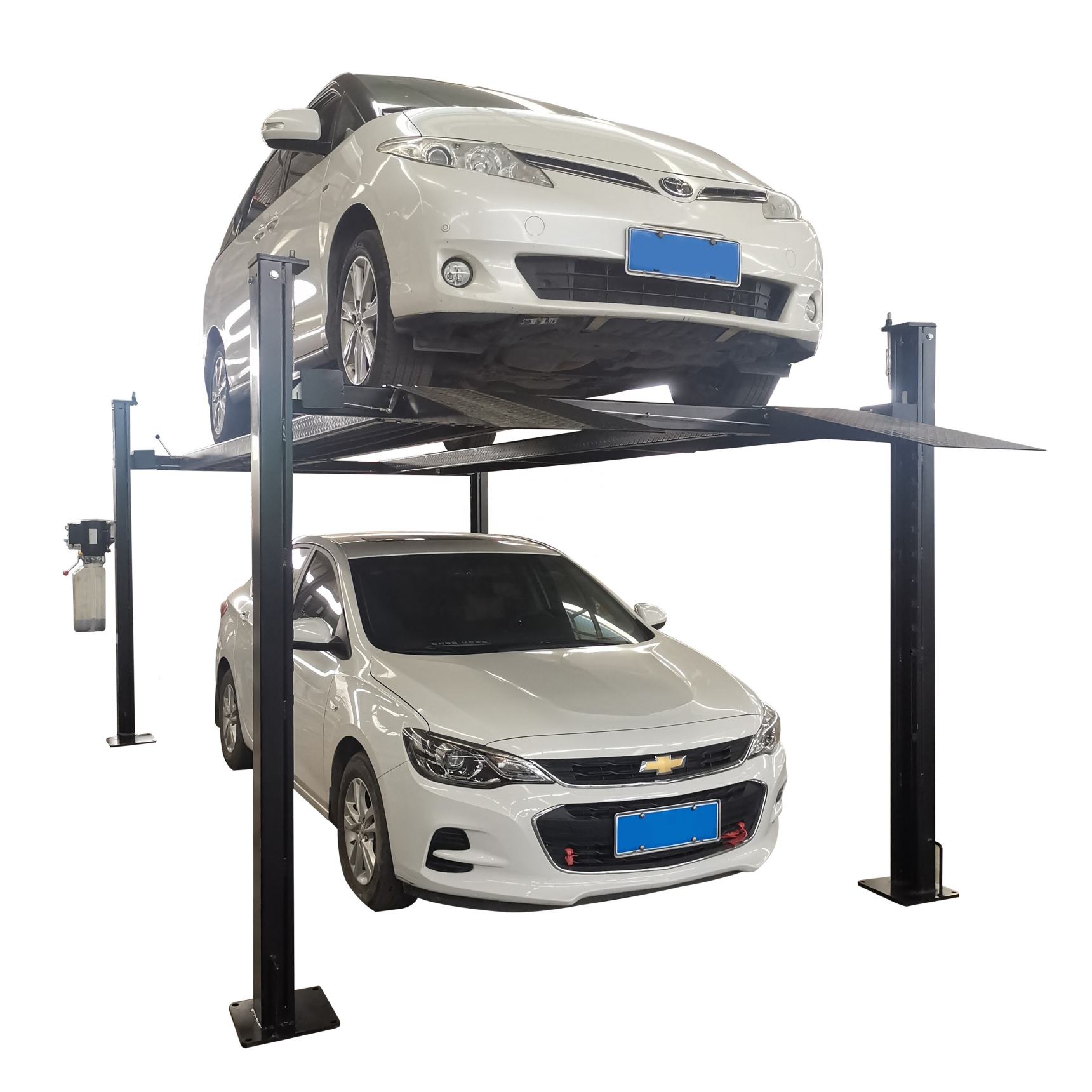 431XL size two car stop moveable four post car parking lift