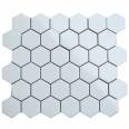 Cheap price china factory wholesale top grade hot sale black and white hexagon mosaic tile for home decoration 52mmX52mm HX5203