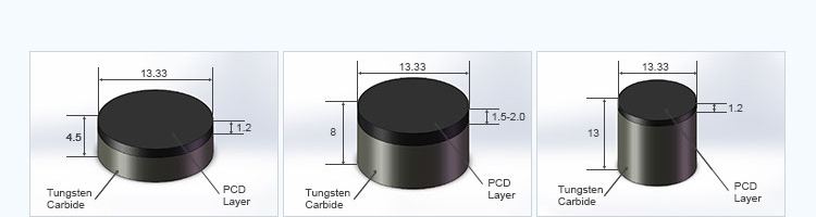 Zhuzhou Jinxin 1308/1313 PDC Inserts PDC Cutter Insert