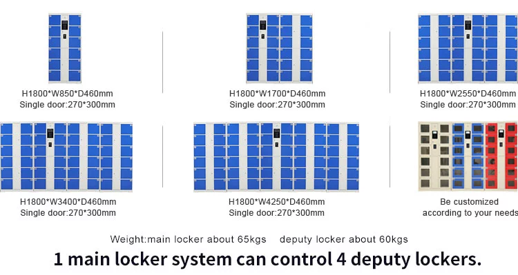 Outdoor intelligent Self-Service Parcel Locker storage delivery locker outdoor delivery cabinets  intelligent locker