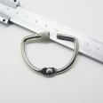YIWANG Metal Silver 2 Inch Key Ring Holder Screw Lock D Ring