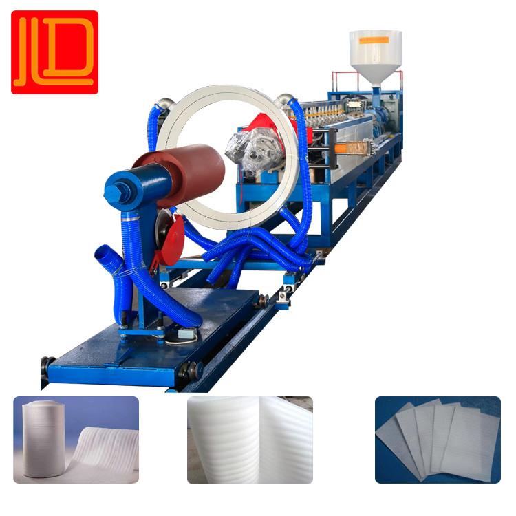 xpe epe foam tube bonding making machine