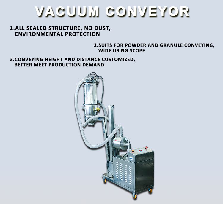 Environmental electric vacuum conveyor for millet conveying