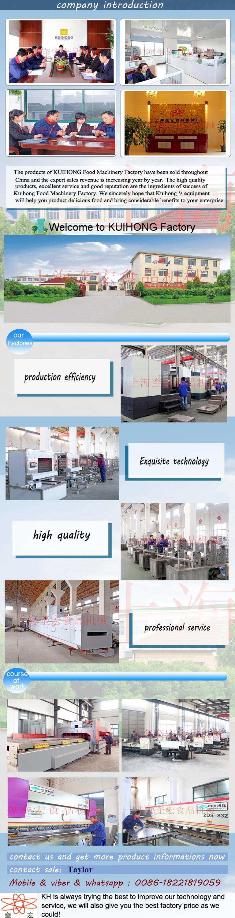 KH industrial full automatic bread processing production line / bread making produciont line with hot sale