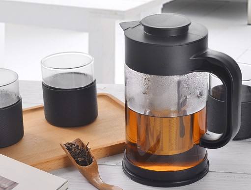 Heat & Cold resistant borosilicate glass teapots glass coffee maker  glass jug with filter