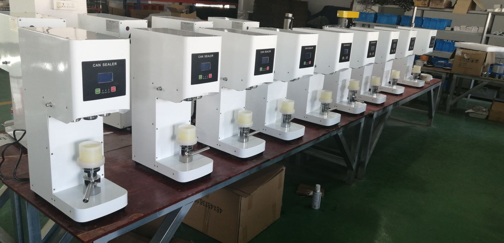20200704 Stainless Steel Button Type Can Sealing Machine Can Seamer For Ice Tea And Bear Cans