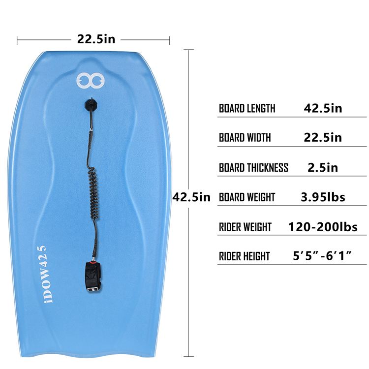 Woowave Newest design high-end Surfboard with surf leash and board bag