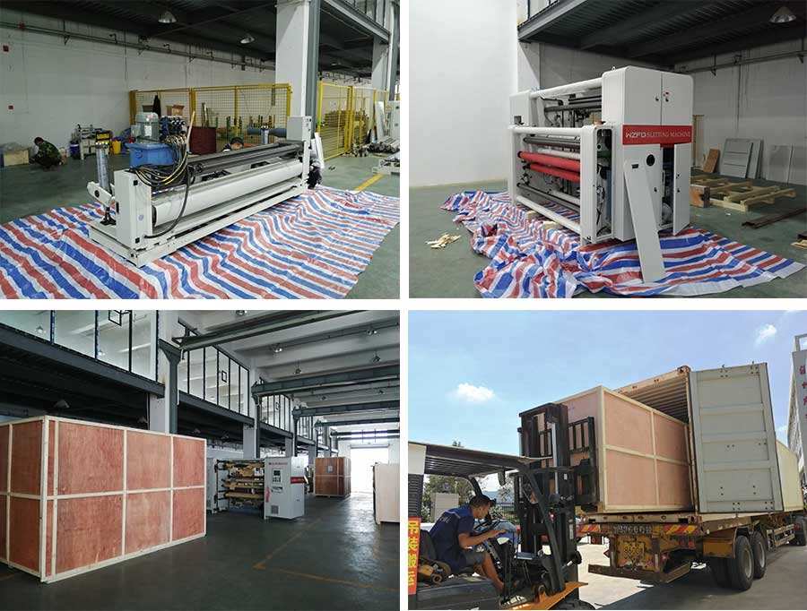 WZFQ-A Silicon Grease Proof Paper Jumbo Roll To Rolls Slitting Rewinding Machine