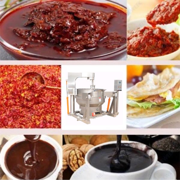 Automatic Cooker Mixer Machine Electric Jacketed Kettle For Cheese
