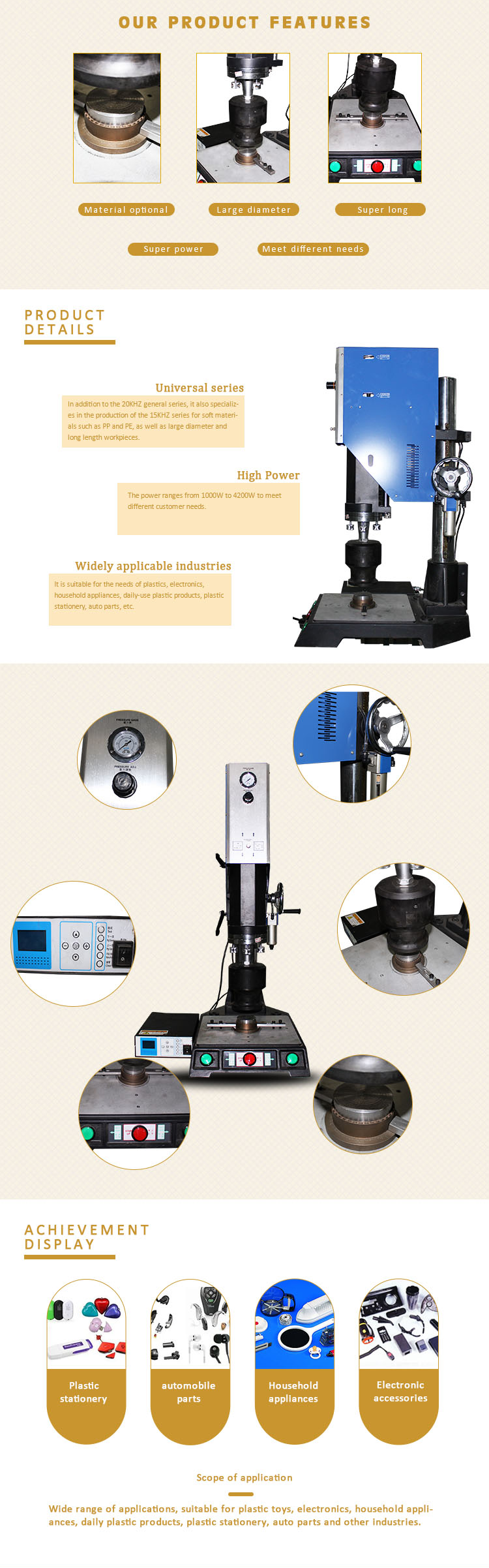 Semi-Automatic Nylon Button Sell Portable ultrasonic welding machine ultrasonic welding sewing machine\\\\