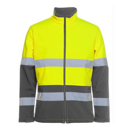 Factory Supply Polyester Thermal Winter Waterproof Construction Reflective Safety Hi Vis Softshell Work Wear