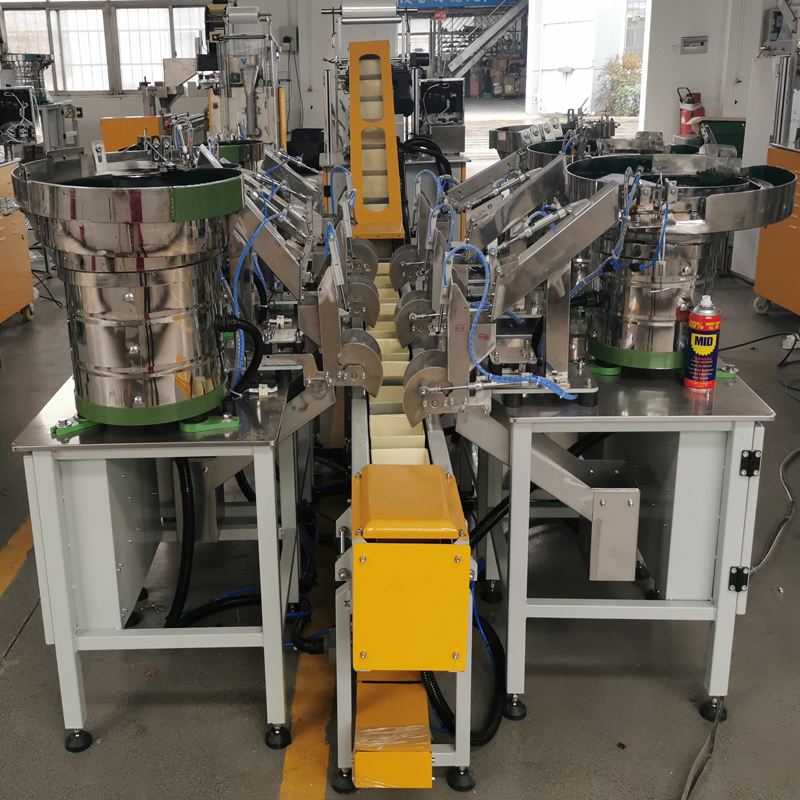 Automatic Intelligent Screw Fastener Counting Packing Line with PLC Four Vibrating Feeder Customizable to Thirty