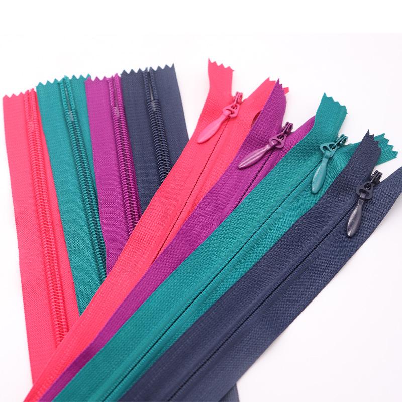 custom color 5# close end invisible zipper for jumpsuits high quality conceal zipper for pillow